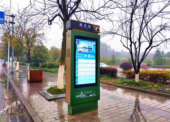 Κίνα Ψηφιακό σύστημα σηματοδότησης τοτέμ στάσεων λεωφορείου, εξωτερική ψηφιακή οθόνη αφής συστημάτων σηματοδότησης προμηθευτής