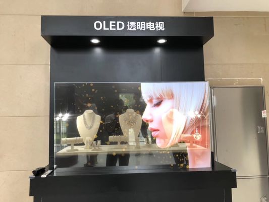 Κίνα Ελαφριά διαφανής επίδειξη OLED με την υψηλή μετριασμένη περίφραξη γυαλιού προμηθευτής