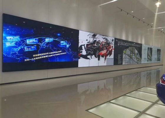 Κίνα Ο τοίχος τοποθέτησε τη διαφανή ψηφιακή επίδειξη, άσπρη διαφανής προθήκη LCD προμηθευτής