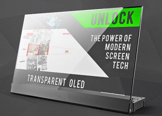 Κίνα Εύκολος εγκαταστήστε τη διαφανή επίδειξη OLED για τις αίθουσες/τις κλαμπ ικανότητας προμηθευτής