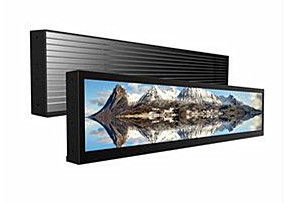 Κίνα Ψηφιακό σύστημα σηματοδότησης φραγμών LCD λουρίδων/τεντωμένο LCD οθόνης πλήρες HD βίντεο υποστήριξης 1080P προμηθευτής