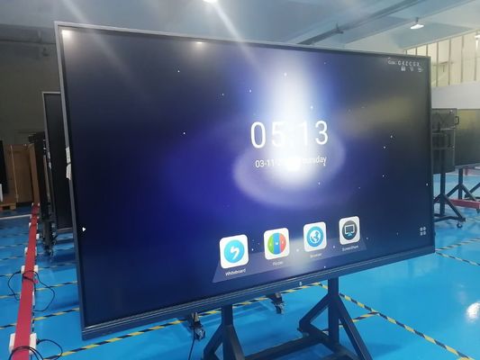 Κίνα Επίπεδη υπέρυθρη του Ray επίδειξη περίπτερων οθόνης Smart TV αφής 65 ίντσα 98 ίντσα προμηθευτής